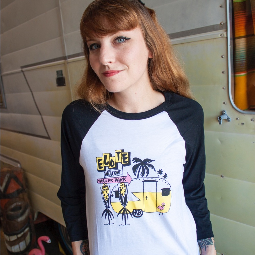 Vintage Trailer Baseball Tee